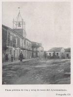 Plaza Mayor de Cea en 1909